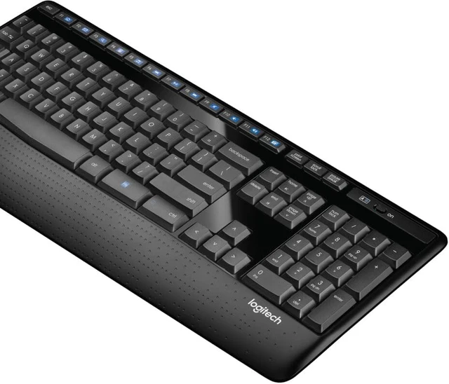 Alt view image 3 of 4 - K345 Full Size Wireless Keyboard with Palm Rest for PC, Laptop