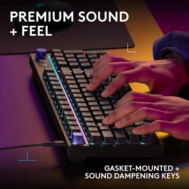 Alt view image 7 of 7 - G316 X 98 Mechanical Gaming Keyboard (Tactile) - Black