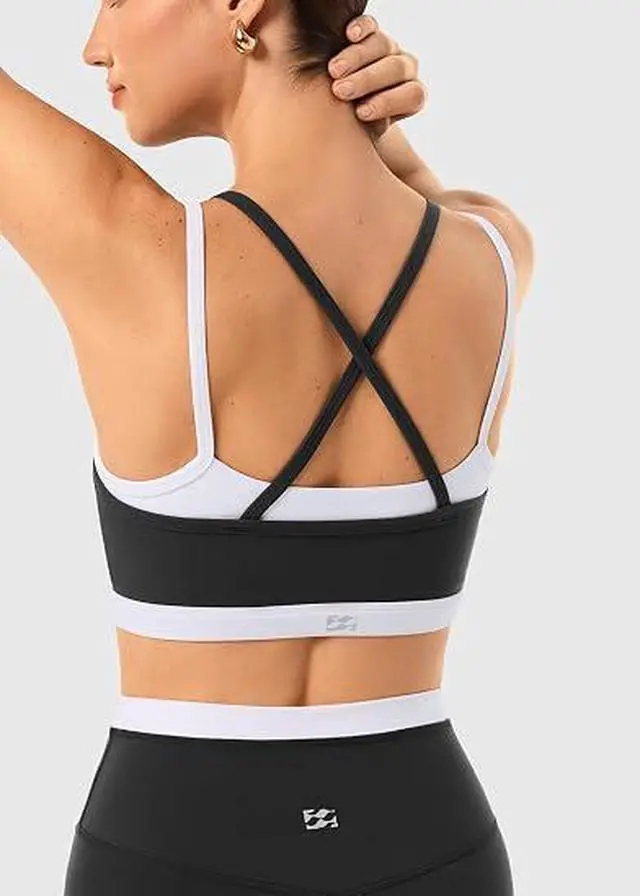 Main image of 2 Pieces Workout Sets for Women,Seamless Yoga Leggings with Padded Sports Bras,Athletic Matching Outfits,Gym,Casual M SIZE