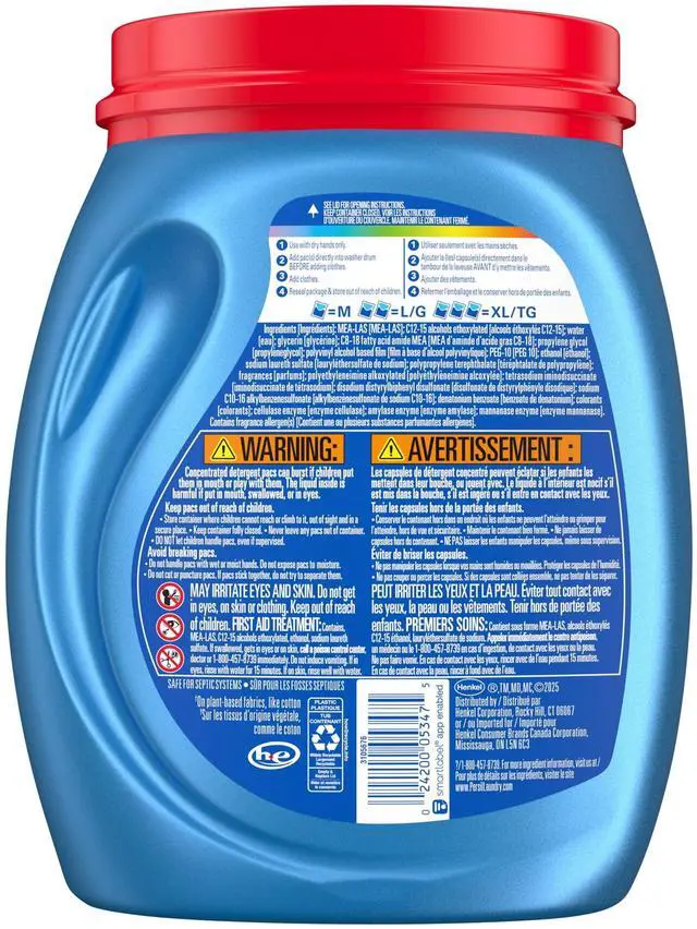 Alt view image 6 of 6 - Persil Ultra Pacs Deep Clean Laundry Detergent, Original, 42 Count