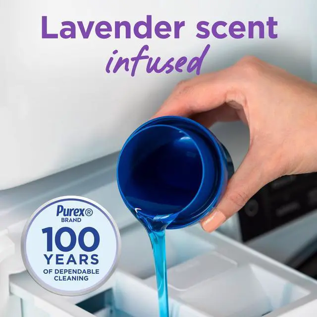 Alt view image 6 of 6 - Purex Fresh Lavender Fields Liquid Detergent, 150 fl oz, 115 loads