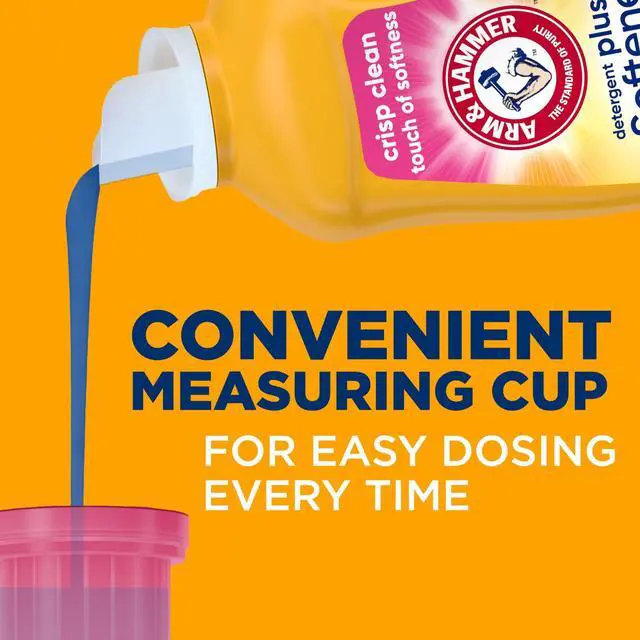 Alt view image 4 of 6 - ARM & HAMMER Plus Softener Laundry Detergent Liquid, Orchard Bloom, 100.5 fl oz, 77 Loads