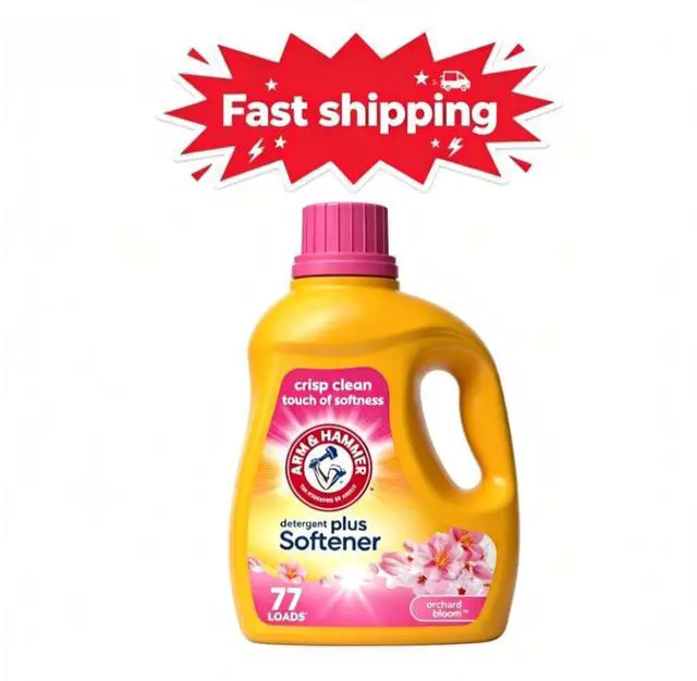 Main image of ARM & HAMMER Plus Softener Laundry Detergent Liquid, Orchard Bloom, 100.5 fl oz, 77 Loads