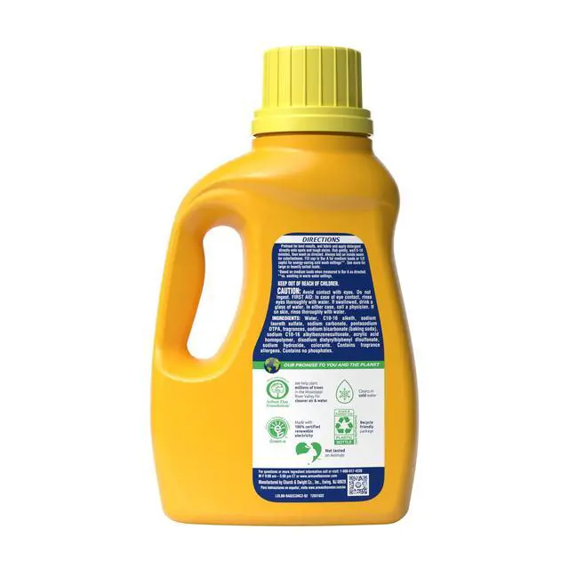 Alt view image 3 of 6 - ARM & HAMMER Laundry Detergent Liquid, Clean Burst, 43 fl oz, 43 Loads
