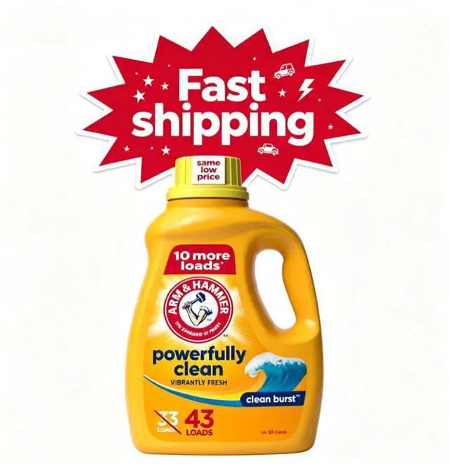 Main image of ARM & HAMMER Laundry Detergent Liquid, Clean Burst, 43 fl oz, 43 Loads