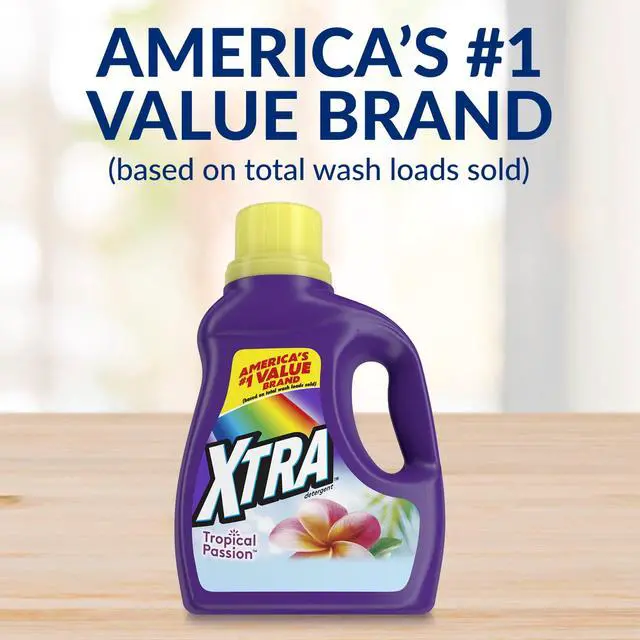 Alt view image 3 of 6 - Xtra Tropical Passion, 84 Loads Liquid Laundry Detergent, 100.8 fl oz