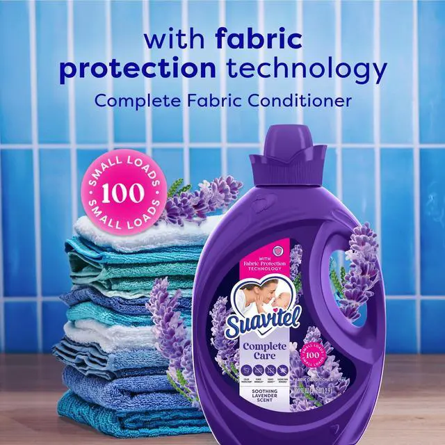 Alt view image 4 of 6 - Suavitel Complete Liquid Fabric Softener, Fabric Conditioner, Soothing Lavender Scent, 100 fl oz