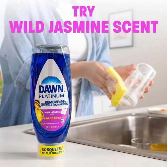 Alt view image 4 of 7 - Dawn Platinum EZ Squueze Dish Soap Wild Jasmine,