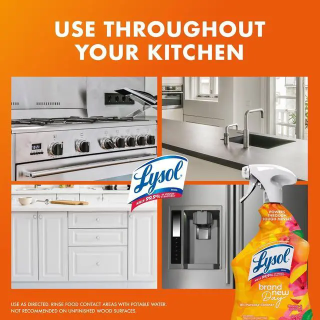 Alt view image 4 of 7 - Lysol Brand New Day All Purpose Cleaner Mango & Hibiscus, Deep Clean 32 fl oz