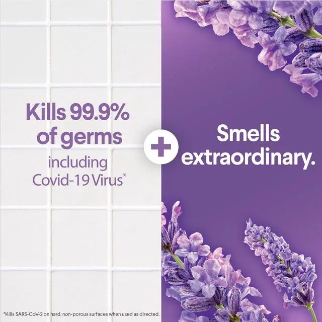 Alt view image 4 of 7 - Clorox Scentiva Disinfecting Multi-Surface Cleaner Spray, Lavender & Jasmine, 32 fl oz