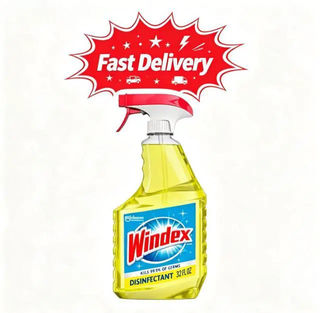 Main image of Windex Multi-Surface, Disinfectant, and All-Purpose Cleaner, Spray Bottle, Citrus Scent, 32 fl oz