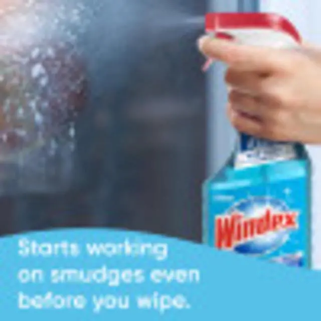 Alt view image 3 of 7 - Windex Glass, Window, and Mirror Cleaner, Original Blue, Spray Bottle, 23 fl oz