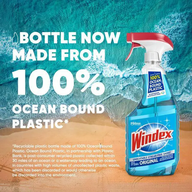 Alt view image 6 of 7 - Windex Glass, Window, and Mirror Cleaner, Original Blue, Spray Bottle, 23 fl oz