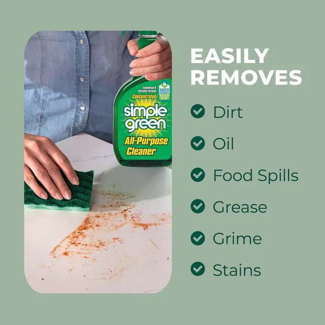 Alt view image 5 of 7 - Simple Green All-Purpose Cleaner Concentrate, Spray Bottle, Original, 32 fl. oz