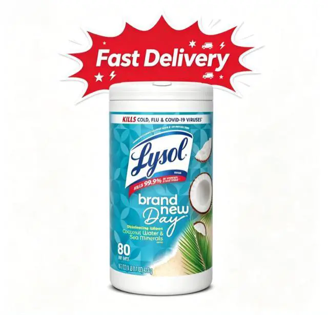 Main image of Lysol Disinfecting Wipes, All Purpose Cleaner, Multi Surface Antibacterial Cleaning Wipes, Cleaning Supplies, Coconut & Sea Minerals Scent, 80 Count