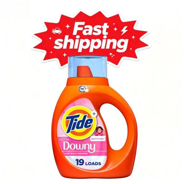 Main image of Tide Laundry Detergent Liquid Plus a Boost of Ultra Downy, April Fresh Scent, 27 fl oz, 19 Loads