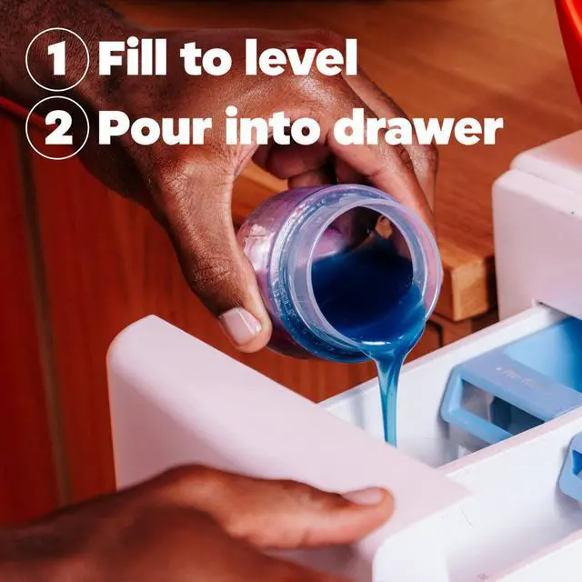 Alt view image 4 of 7 - Tide Laundry Detergent Liquid Plus a Boost of Ultra Downy, April Fresh Scent, 27 fl oz, 19 Loads
