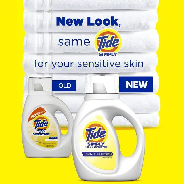 Alt view image 4 of 6 - Tide Simply Liquid Laundry Detergent, Free & Sensitive, 84 fl oz, 64 Loads