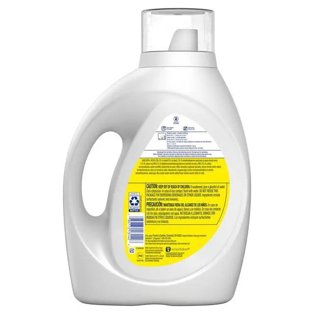 Alt view image 5 of 6 - Tide Simply Liquid Laundry Detergent, Free & Sensitive, 84 fl oz, 64 Loads