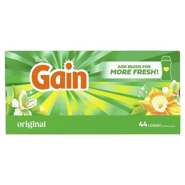 Alt view image 2 of 6 - Gain Powder Laundry Detergent, Original Scent, 40 oz, 44 Loads