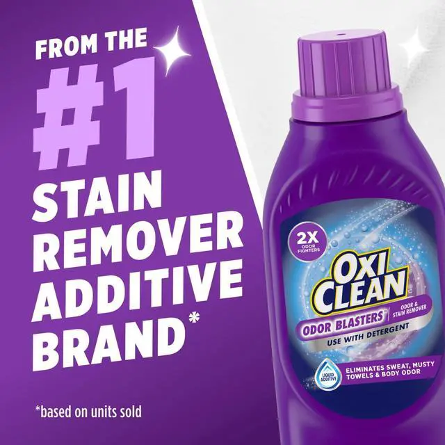 Alt view image 4 of 6 - OxiClean Odor Blasters Odor and Stain Remover Liquid Laundry Additive, 45 fl oz
