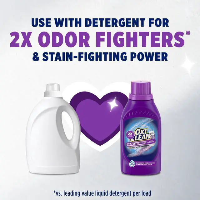 Alt view image 6 of 6 - OxiClean Odor Blasters Odor and Stain Remover Liquid Laundry Additive, 45 fl oz