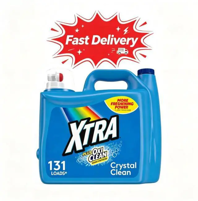 Main image of Xtra Plus OxiClean, 131 Loads Liquid Laundry Detergent, 203.1 fl oz