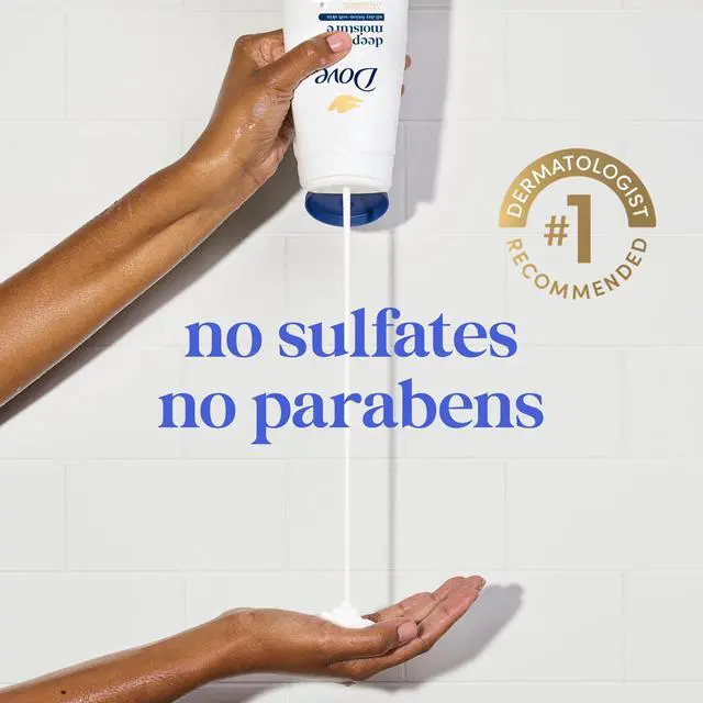 Alt view image 7 of 7 - Dove Body Wash For 24hr Lotion-Soft Skin-Deep Moisture Moisturizing Skin Cleanser with No Sulfates No Parabens ,11 fl oz