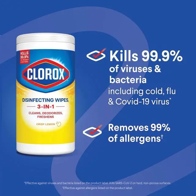 Alt view image 6 of 7 - Clorox Disinfecting Cleaning Wipes Back to School Variety Pack, 75 Count, Pack of 4