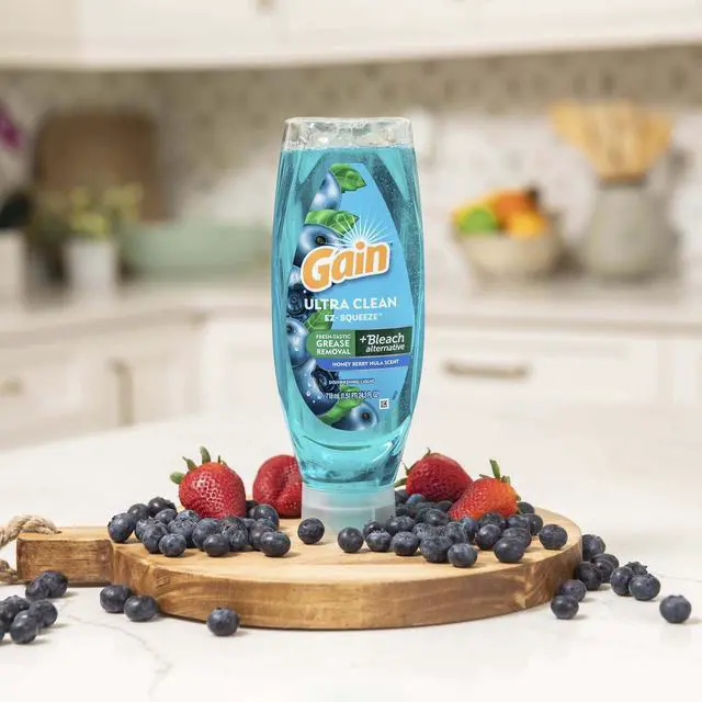 Alt view image 2 of 6 - (2 pack) Gain EZ-Squeeze Dishwashing Liquid Dish Soap, Honeyberry Hula, 24.3 fl oz