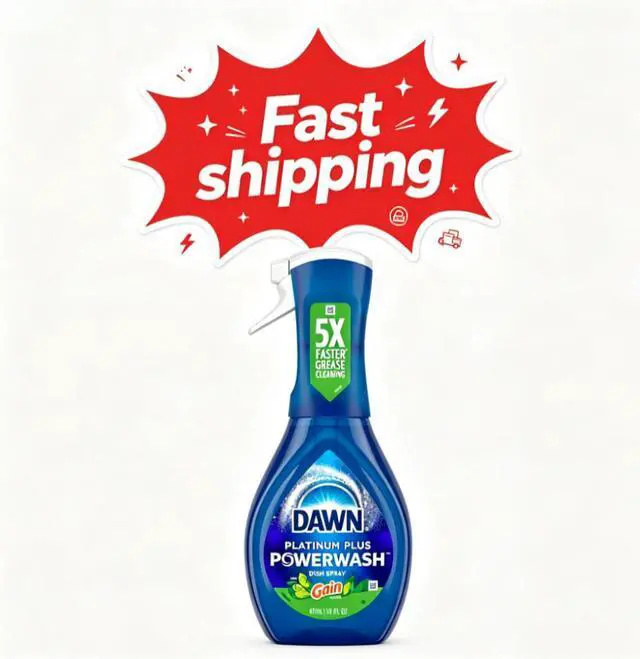 Main image of Dawn Powerwash Spray, Dish Soap, Dishwashing Liquid, Gain Original, 1 Starter Kit, 16 Fl Oz