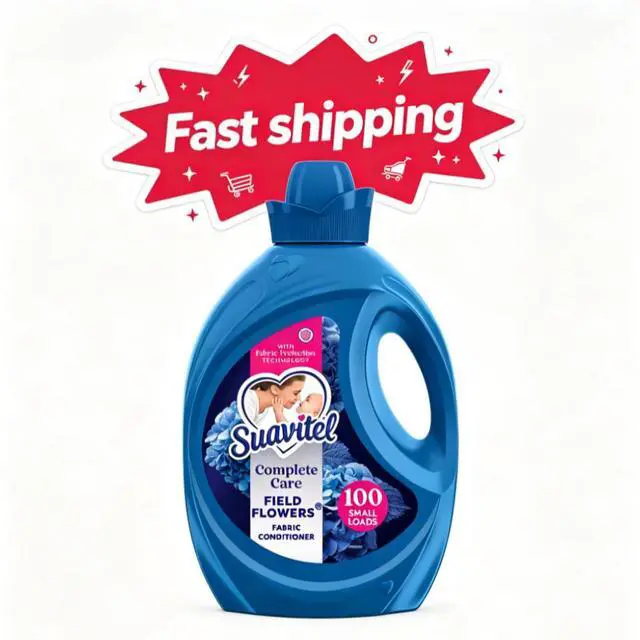 Main image of Suavitel Complete Liquid Fabric Softener, Fabric Conditioner, Field Flowers Scent, 100 fl oz Bottle