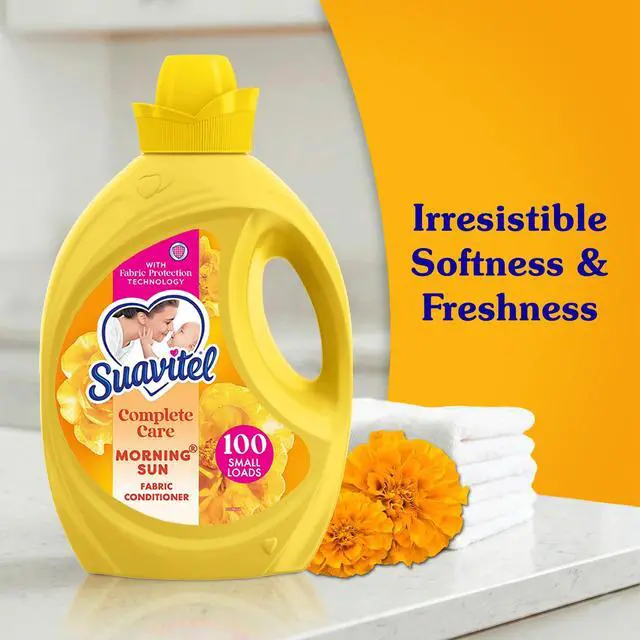 Alt view image 5 of 6 - Suavitel Complete Liquid Fabric Softener, Fabric Conditioner, Morning Sun Scent, 100 fl oz Bottle
