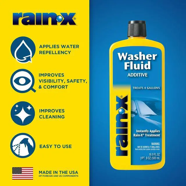 Alt view image 7 of 7 - Rain-X Washer Fluid Additive 16.9 oz Bottle for Enhanced Cleaning