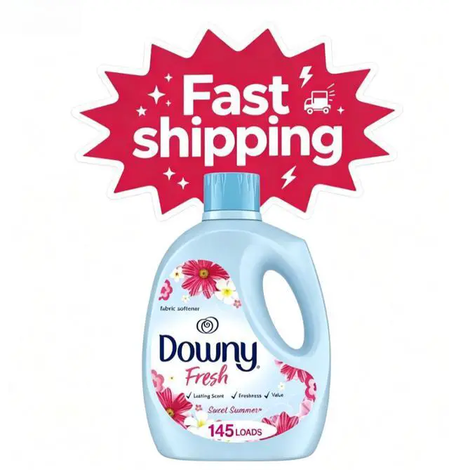 Main image of Downy Fresh Non-Concentrated Liquid Fabric Softener, Sweet Summer Scent, 125 fl oz, 145 Loads