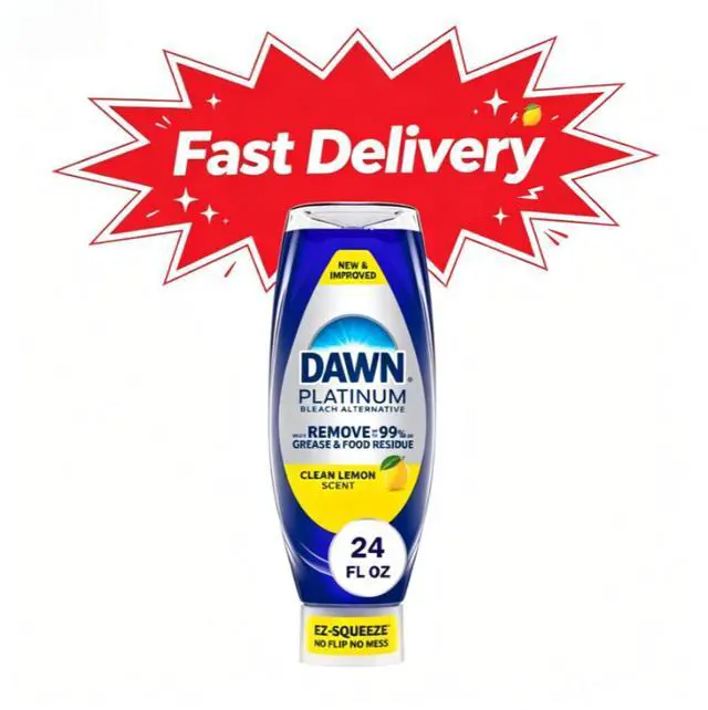 Main image of Dawn Platinum EZ Squueze Dish Soap Bleach Alternative Clean Lemon,