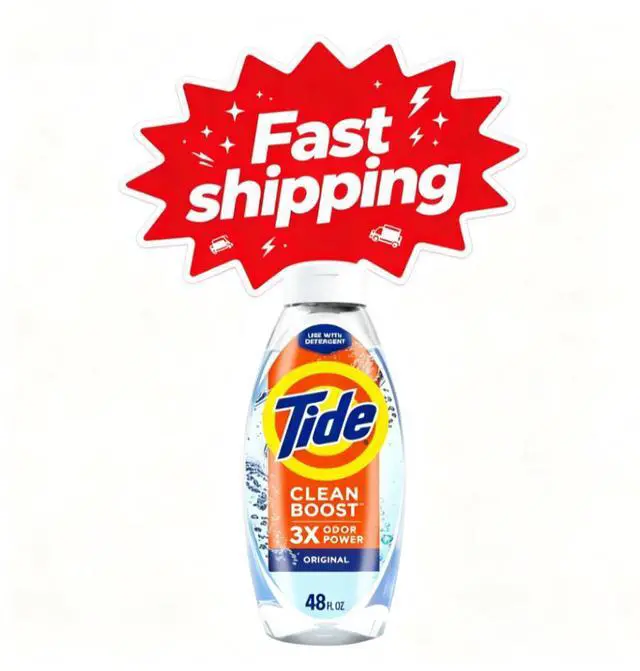 Main image of Tide Clean Boost Fabric Softener Rinse, Removes Odors and Residues, Original Scent, 48 fl oz