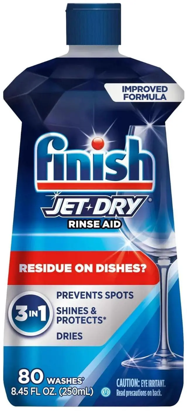 Main image of Finish Jet-Dry Rinse Aid, Dishwasher Rinse Agent and Drying Agent, 8.45 fl oz