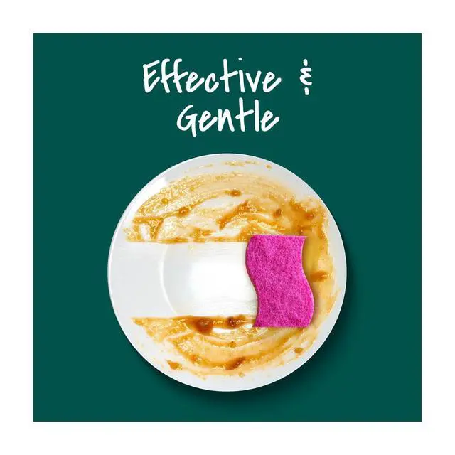 Alt view image 2 of 7 - Scotch-Brite Sponge for Delicate Surfaces, Gentle Safe Clean, 3 Scrubbers