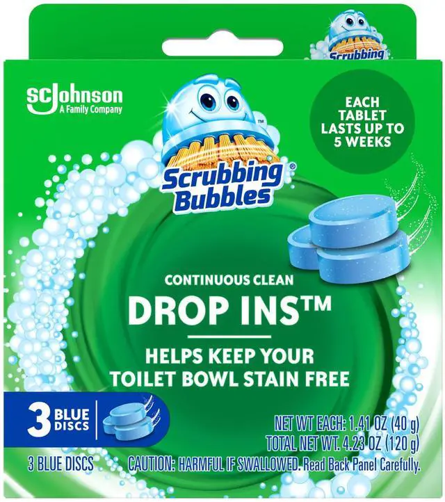 Alt view image 4 of 7 - Scrubbing Bubbles Toilet Tablets, Continuous Clean Toilet Drop Ins, 3 Count