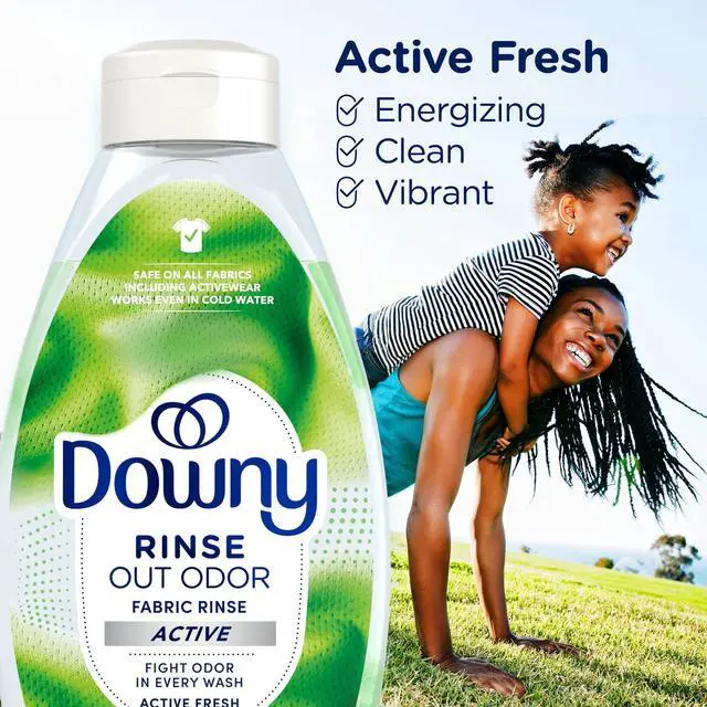 Alt view image 4 of 6 - Downy Rinse Out Odor Laundry Rinse, Tackles Tough Odors, Active Fresh Scent, 25.5 fl oz