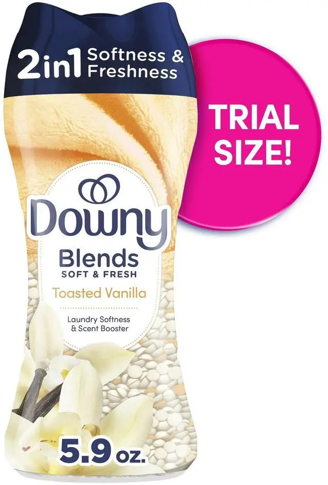 Main image of Downy Blends Soft & Fresh In-Wash Laundry Scent Booster Beads, Toasted Vanilla, 5.9 oz