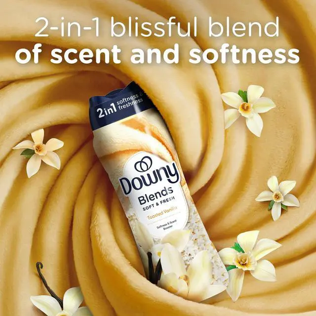 Alt view image 5 of 6 - Downy Blends Soft & Fresh In-Wash Laundry Scent Booster Beads, Toasted Vanilla, 5.9 oz
