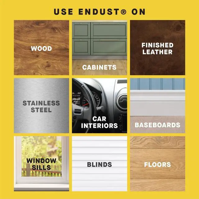 Alt view image 3 of 6 - Endust® Multi-Surface Dusting and Cleaning Spray, Lemon Zest, Aerosol, 12.5 oz.