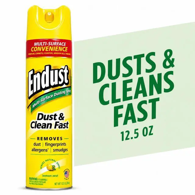 Main image of Endust® Multi-Surface Dusting and Cleaning Spray, Lemon Zest, Aerosol, 12.5 oz.