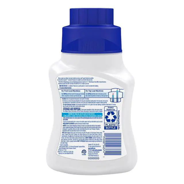 Alt view image 7 of 7 - Lysol Laundry Sanitizer Additive, Sanitizing Liquid for Clothes and Linens, Crisp Linen, 21 oz