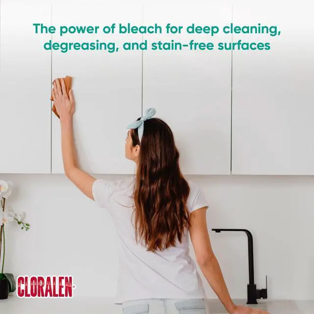 Alt view image 4 of 6 - (2 pack) Cloralen Household Cleaning Spray, 3-in-1 All Purpose Cleaner, with Liquid Bleach, 32 fl oz