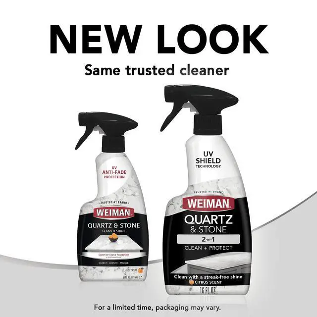 Alt view image 6 of 6 - Weiman 2-in-1 Quartz & Stone Countertop Cleaning Spray, Citrus Scent with UV Protection, 16 fl oz