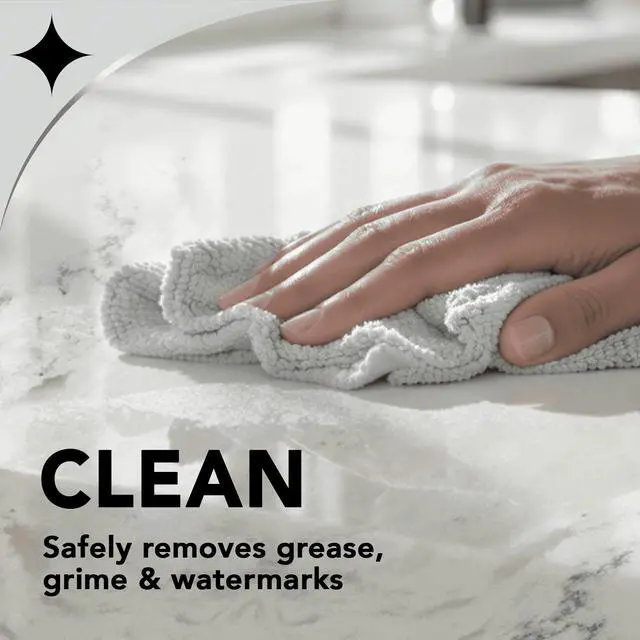 Alt view image 2 of 6 - Weiman 2-in-1 Quartz & Stone Countertop Cleaning Spray, Citrus Scent with UV Protection, 16 fl oz