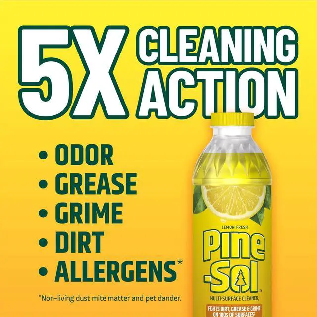 Alt view image 3 of 6 - Pine-Sol Multi-Surface Floor Cleaner, Lemon Fresh, 24 Fluid Ounces
